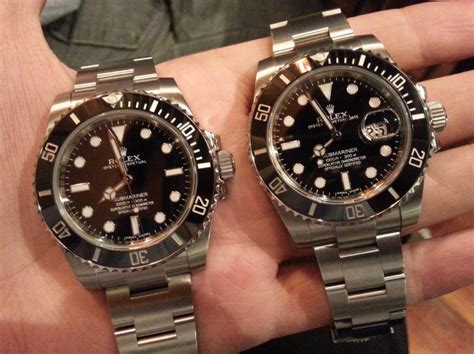 Rolex without date bubble